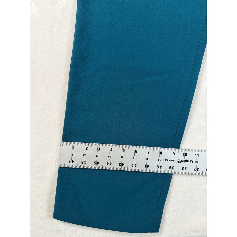 Talbots Hampshire Curvy Ankle Pants Teal Women's Size 20 Chic Meets Comfort - Picture 9 of 11